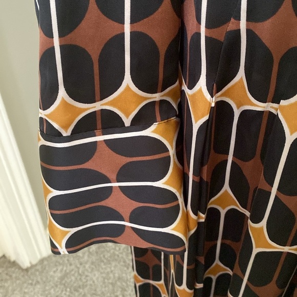 ZARA Black and White Halter Midi Sundress for Wedding Guests size XXL - Picture 5 of 14